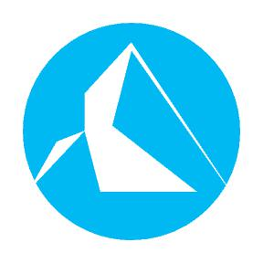HGUNO Ice logo light blue mountain