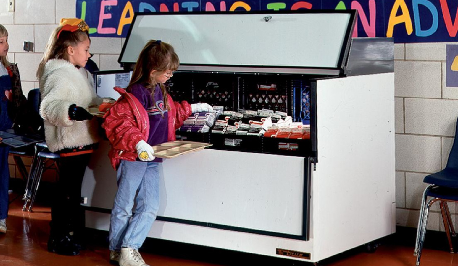 HGUNO Milk Coolers - Elementary School Cafeteria