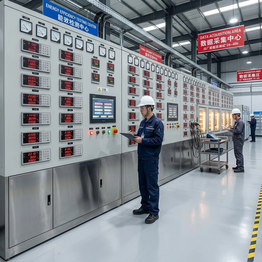 Refrigeration energy consumption and performance testing equipment