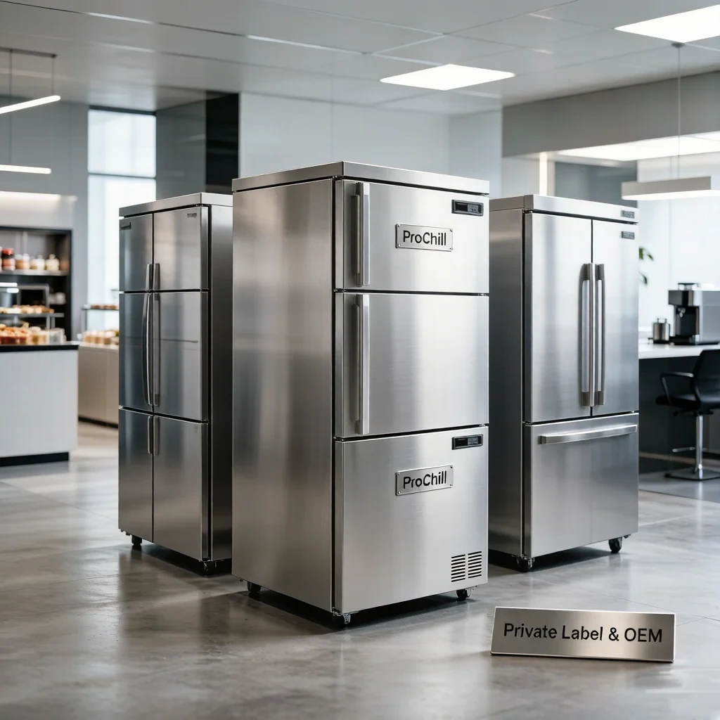 Private label commercial refrigeration equipment