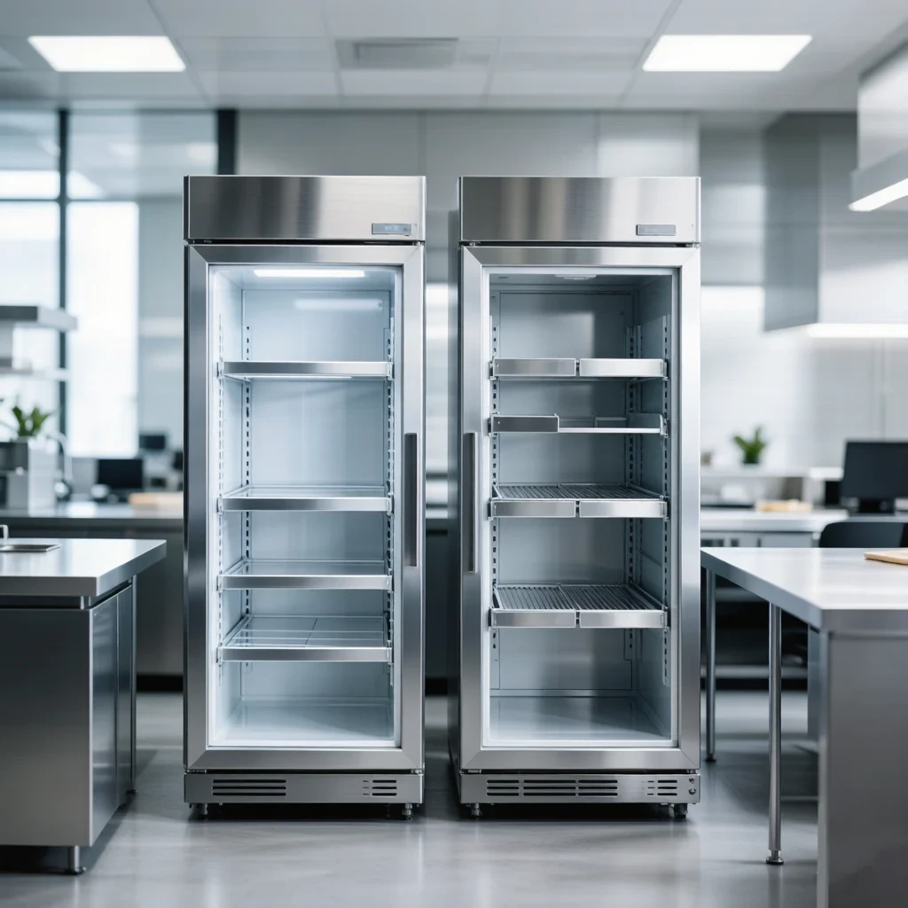 Adjustable refrigeration shelving and interior layouts
