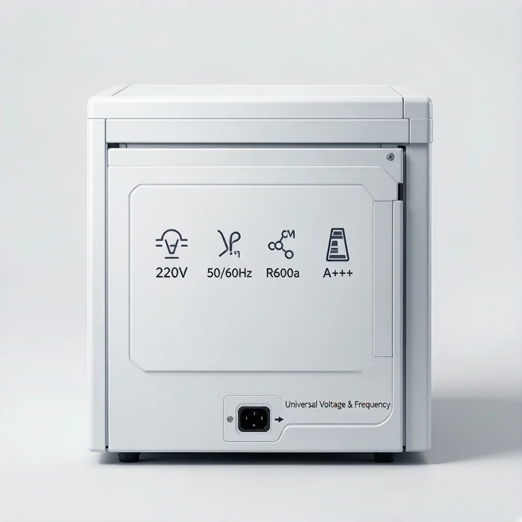 Refrigeration voltage and frequency options